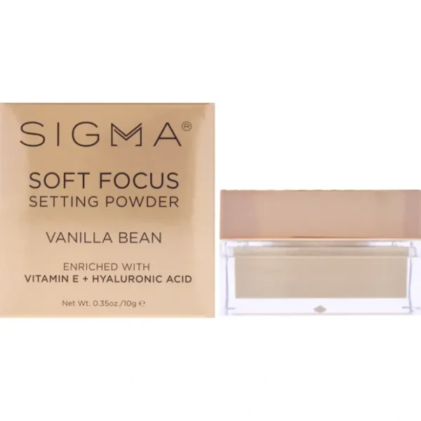 Soft Focus Setting Powder - Vanilla Bean by SIGMA for Women - 0.35 oz Powder - Fresh Bloom Skin - Premium Skincare Solutions for Nourished, Hydrated, and Radiant Skin Every Day