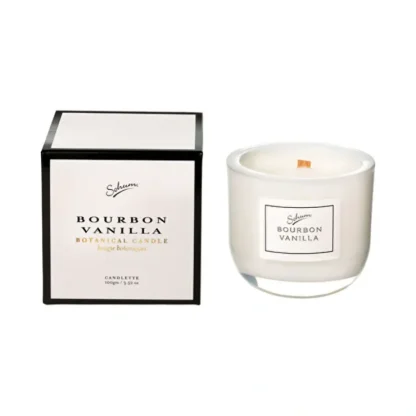 Sohum Parade Botanical Candle Candlette Bourbon Vanilla 100g - Fresh Bloom Skin - Premium Skincare Solutions for Nourished, Hydrated, and Radiant Skin Every Day