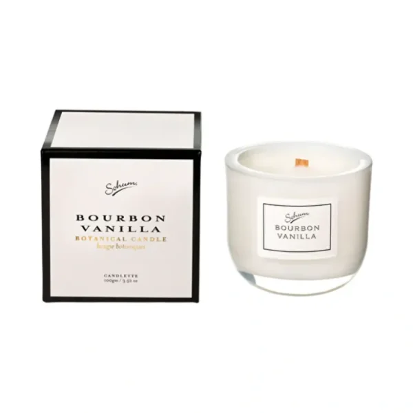 Sohum Parade Botanical Candle Candlette Bourbon Vanilla 100g - Fresh Bloom Skin - Premium Skincare Solutions for Nourished, Hydrated, and Radiant Skin Every Day