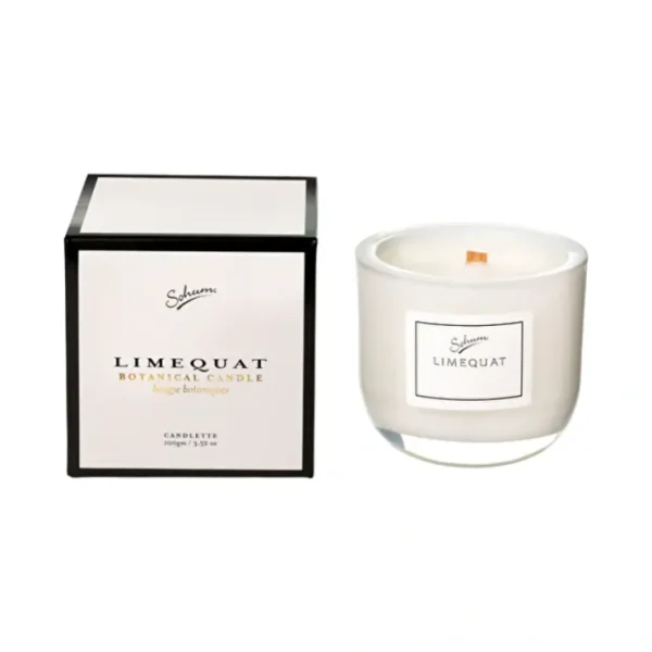 Sohum Parade Botanical Candle Candlette Limequat 100g - Fresh Bloom Skin - Premium Skincare Solutions for Nourished, Hydrated, and Radiant Skin Every Day