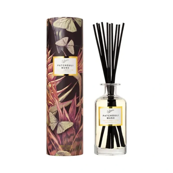 Sohum Tropicale Reed Diffuser Patchouli Musc 250ml - Fresh Bloom Skin - Premium Skincare Solutions for Nourished, Hydrated, and Radiant Skin Every Day