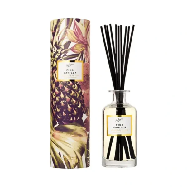 Sohum Tropicale Reed Diffuser Pina Vanilla 250ml - Fresh Bloom Skin - Premium Skincare Solutions for Nourished, Hydrated, and Radiant Skin Every Day