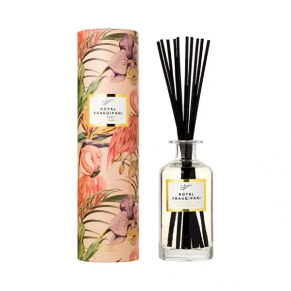 Sohum Tropicale Reed Diffuser Royal Frangipani 250ml - Fresh Bloom Skin - Premium Skincare Solutions for Nourished, Hydrated, and Radiant Skin Every Day