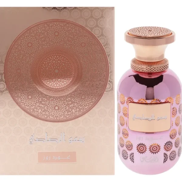 Somow Al Rasasi Lamaan Collection - Oud Rose by Rasasi for Women - 3.38 oz EDP Spray - Fresh Bloom Skin - Premium Skincare Solutions for Nourished, Hydrated, and Radiant Skin Every Day
