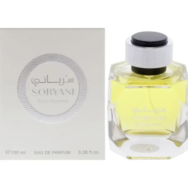 Soryani by Rasasi for Men - 3.38 oz EDP Spray - Fresh Bloom Skin - Premium Skincare Solutions for Nourished, Hydrated, and Radiant Skin Every Day