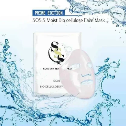 SOSS SOSS Artificial Cellular Bio-Cellulose Moisturizing Mask (5pcs) Fixed - Fresh Bloom Skin - Premium Skincare Solutions for Nourished, Hydrated, and Radiant Skin Every Day