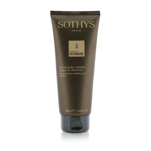 Sothys Homme Hair And Body Revitalizing Gel Cleanser 200ml/6.76oz - Fresh Bloom Skin - Premium Skincare Solutions for Nourished, Hydrated, and Radiant Skin Every Day