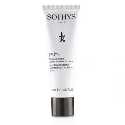 Sothys [W]+ Brightening Mask - Illuminating/Comfort Action 50ml/1.69oz - Fresh Bloom Skin - Premium Skincare Solutions for Nourished, Hydrated, and Radiant Skin Every Day