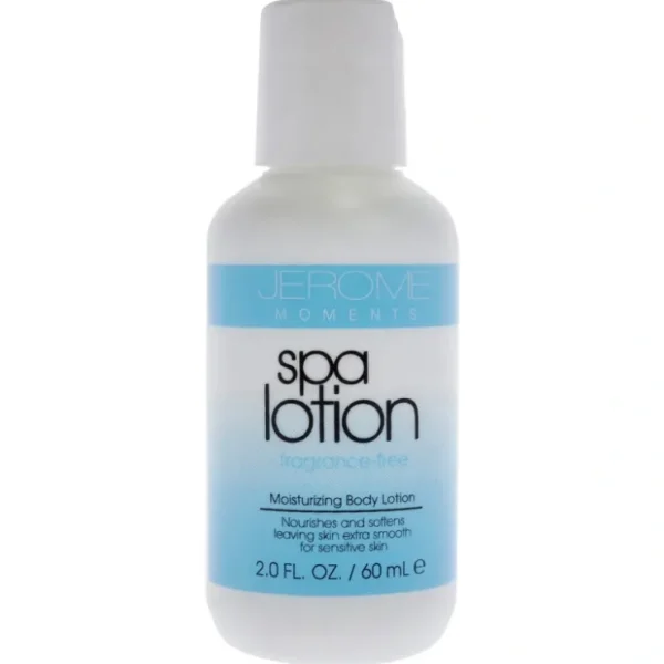 Spa Lotion Fragance Free by Jerome Moments for Unisex - 2 oz Body Lotion - Fresh Bloom Skin - Premium Skincare Solutions for Nourished, Hydrated, and Radiant Skin Every Day