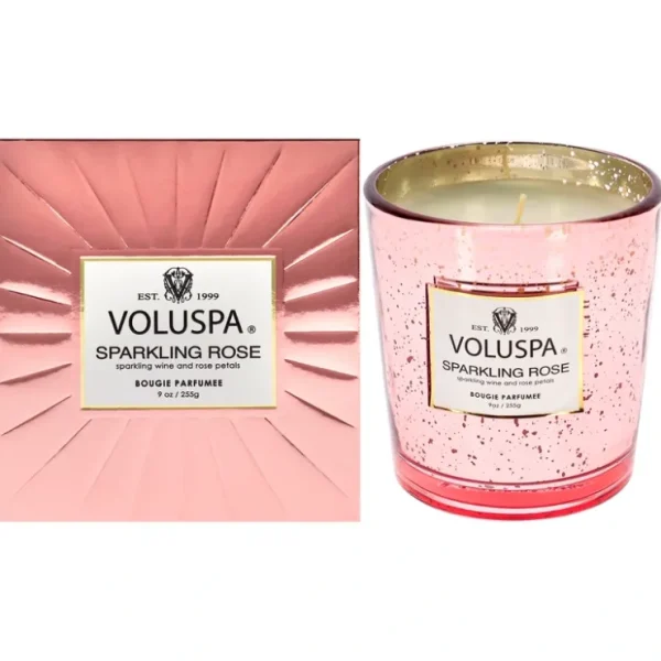 Sparkling Rose by Voluspa for Unisex - 9 oz Candle - Fresh Bloom Skin - Premium Skincare Solutions for Nourished, Hydrated, and Radiant Skin Every Day