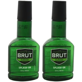 Splash-On Original Fragrance by Brut for Men - 3.5 oz Splash - Pack of 2 - Fresh Bloom Skin - Premium Skincare Solutions for Nourished, Hydrated, and Radiant Skin Every Day