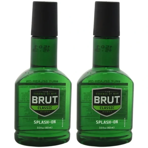 Splash-On Original Fragrance by Brut for Men - 3.5 oz Splash - Pack of 2 - Fresh Bloom Skin - Premium Skincare Solutions for Nourished, Hydrated, and Radiant Skin Every Day