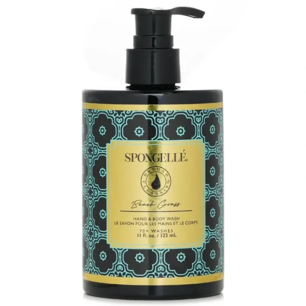 Spongelle Hand & Body Wash - Beach Grass 325ml/11oz - Fresh Bloom Skin - Premium Skincare Solutions for Nourished, Hydrated, and Radiant Skin Every Day