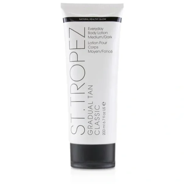 St. Tropez Gradual Tan Classic Everyday Body Lotion - # Medium/Dark 200ml/6.7oz - Fresh Bloom Skin - Premium Skincare Solutions for Nourished, Hydrated, and Radiant Skin Every Day