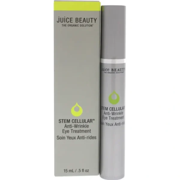 Stem Cellular Anti-Wrinkle Eye Treatment by Juice Beauty for Women - 0.5 oz Treatment - Fresh Bloom Skin - Premium Skincare Solutions for Nourished, Hydrated, and Radiant Skin Every Day