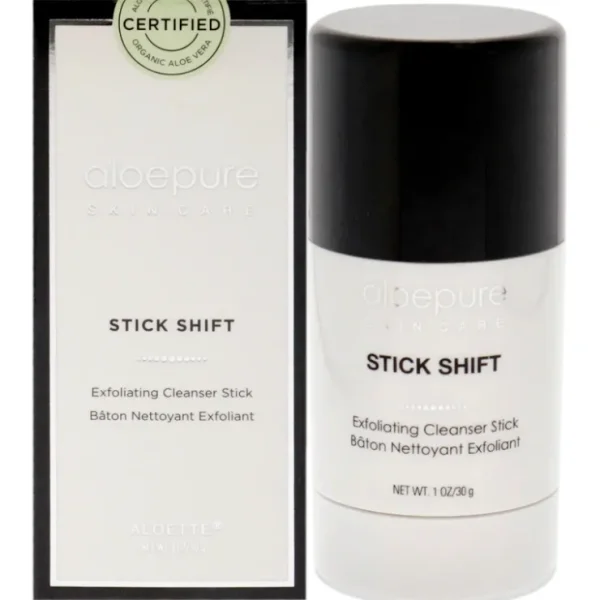 Stick Shift Exfoliating Cleanser Stick by Aloette for Unisex - 1 oz Cleanser - Fresh Bloom Skin - Premium Skincare Solutions for Nourished, Hydrated, and Radiant Skin Every Day