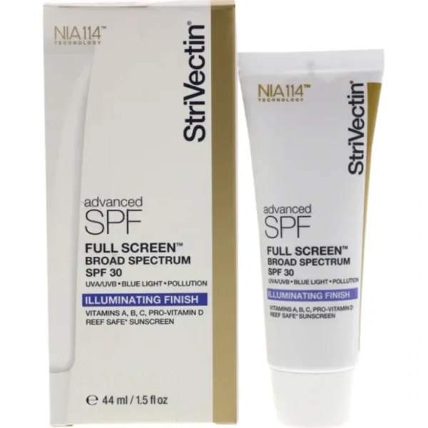 Strivectin Full Screen SPF 30 - Illuminating Finish by Strivectin for Unisex - 1.5 oz Sunscreen - Fresh Bloom Skin - Premium Skincare Solutions for Nourished, Hydrated, and Radiant Skin Every Day
