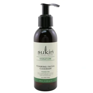 Sukin Signature Foaming Facial Cleanser (All Skin Types) 125ml/4.23oz - Fresh Bloom Skin - Premium Skincare Solutions for Nourished, Hydrated, and Radiant Skin Every Day