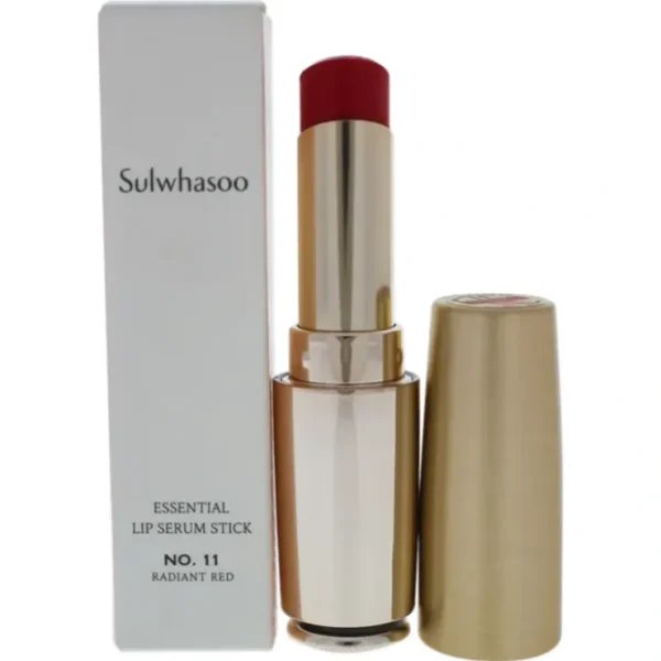 Sulwhasoo Essential Lip Serum Stick - # 11 Radiant Red by Sulwhasoo for Women - 0.1 oz Lip Treatment - Fresh Bloom Skin - Premium Skincare Solutions for Nourished, Hydrated, and Radiant Skin Every Day