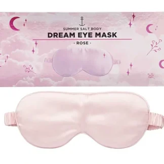 Summer Salt Body Dream Eye Mask Rose (Satin + Spandex) - Fresh Bloom Skin - Premium Skincare Solutions for Nourished, Hydrated, and Radiant Skin Every Day