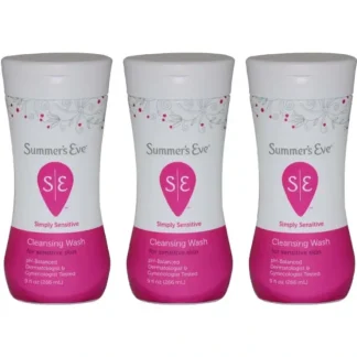 Summers Eve Feminine Wash for Sensitive Skin by Summers Eve for Women - 9 oz Cleanser - Pack of 3 - Fresh Bloom Skin - Premium Skincare Solutions for Nourished, Hydrated, and Radiant Skin Every Day