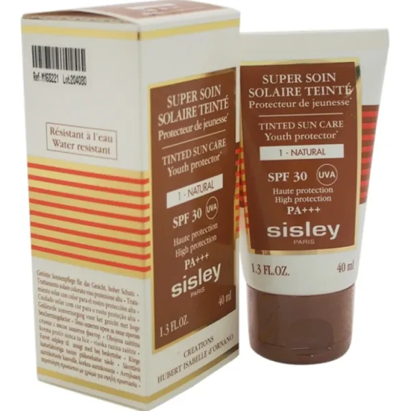Super Soin Solaire Tinted Sun Care SPF 30 PA Plus - 1 Natural by Sisley for Women - 1.3 oz Sunscreen - Fresh Bloom Skin - Premium Skincare Solutions for Nourished, Hydrated, and Radiant Skin Every Day