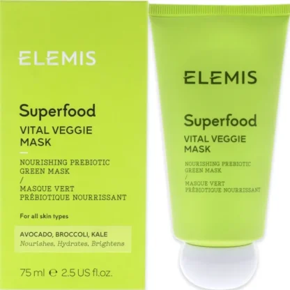 Superfood Vital Veggie Mask by Elemis for Unisex - 2.5 oz Mask - Fresh Bloom Skin - Premium Skincare Solutions for Nourished, Hydrated, and Radiant Skin Every Day