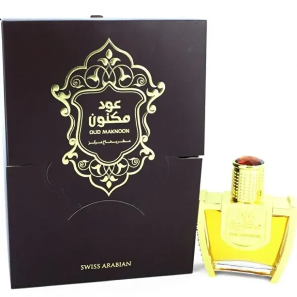 Swiss Arabian Oud Maknoon Eau De Parfum Spray (Unisex) 44ml/1.5oz - Fresh Bloom Skin - Premium Skincare Solutions for Nourished, Hydrated, and Radiant Skin Every Day