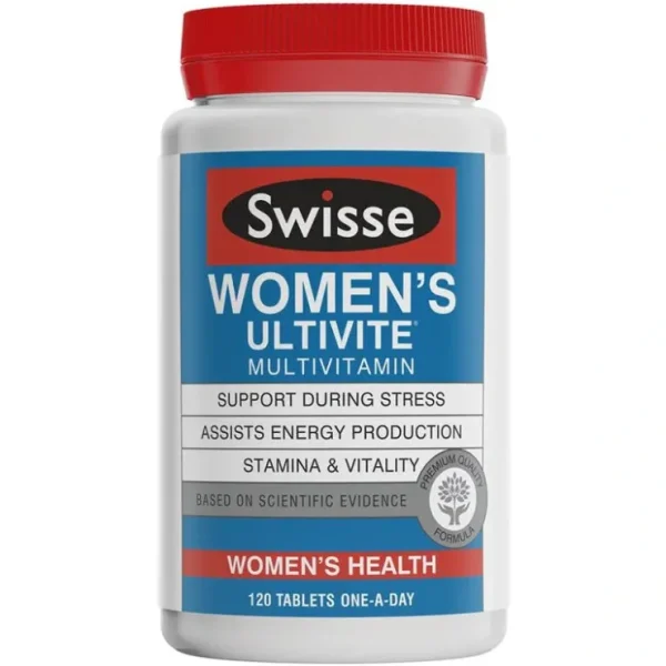 Swisse Women's Ultivite Multivitamin 120 Tablets - Fresh Bloom Skin - Premium Skincare Solutions for Nourished, Hydrated, and Radiant Skin Every Day
