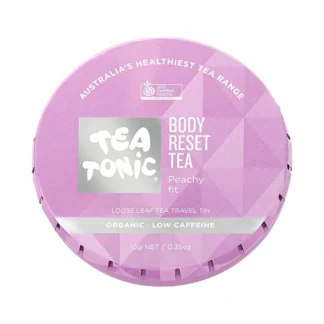 Tea Tonic Organic Body Reset Tea Travel Tin 10g - Fresh Bloom Skin - Premium Skincare Solutions for Nourished, Hydrated, and Radiant Skin Every Day