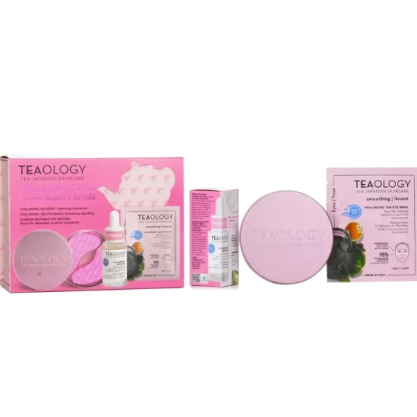 Teaology Hyaluronic Infusion Forever Beauty Ritual Set: 3pcs - Fresh Bloom Skin - Premium Skincare Solutions for Nourished, Hydrated, and Radiant Skin Every Day