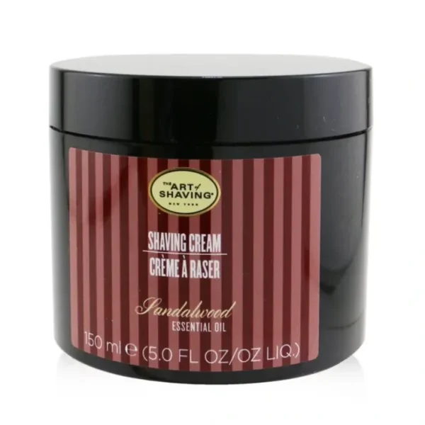 The Art Of Shaving Shaving Cream - Sandalwood Essential Oil 150ml/5oz - Fresh Bloom Skin - Premium Skincare Solutions for Nourished, Hydrated, and Radiant Skin Every Day