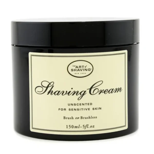 The Art Of Shaving Shaving Cream - Unscented (For Sensitive Skin) 150ml/5oz - Fresh Bloom Skin - Premium Skincare Solutions for Nourished, Hydrated, and Radiant Skin Every Day