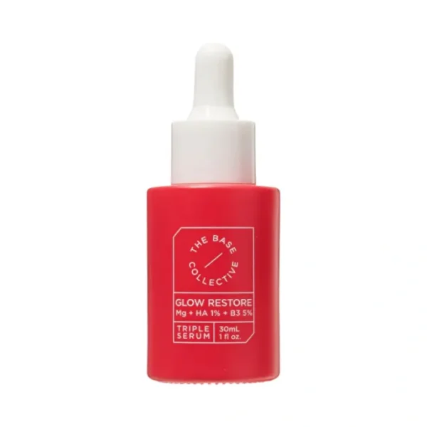 The Base Collective Glow Restore Triple Serum 30ml - Fresh Bloom Skin - Premium Skincare Solutions for Nourished, Hydrated, and Radiant Skin Every Day