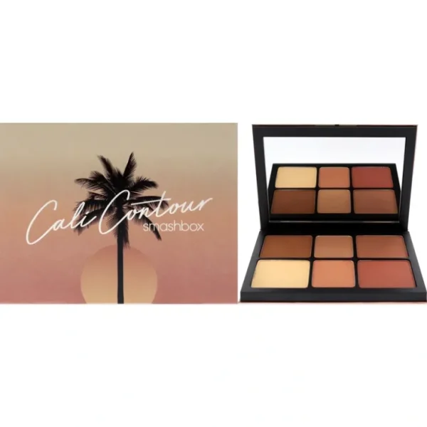 The Cali Contour Palette - Medium Dark by Smashbox for Women - 0.84oz Makeup - Fresh Bloom Skin - Premium Skincare Solutions for Nourished, Hydrated, and Radiant Skin Every Day