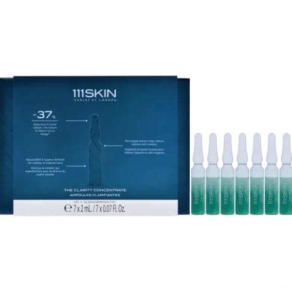 The Clarity Concentrate by 111Skin for Unisex - 7 x 0.07 oz Treatment - Fresh Bloom Skin - Premium Skincare Solutions for Nourished, Hydrated, and Radiant Skin Every Day