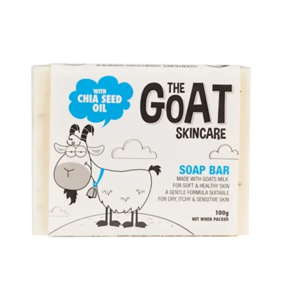 The Goat Skincare Soap Bar With Chia Seed Oil 100g - Fresh Bloom Skin - Premium Skincare Solutions for Nourished, Hydrated, and Radiant Skin Every Day