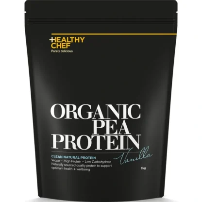 The Healthy Chef Organic Pea Protein Vanilla 1kg - Fresh Bloom Skin - Premium Skincare Solutions for Nourished, Hydrated, and Radiant Skin Every Day