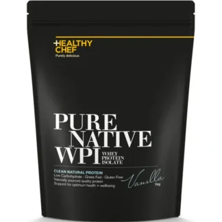 The Healthy Chef Pure Native WPI Vanilla 1kg - Fresh Bloom Skin - Premium Skincare Solutions for Nourished, Hydrated, and Radiant Skin Every Day