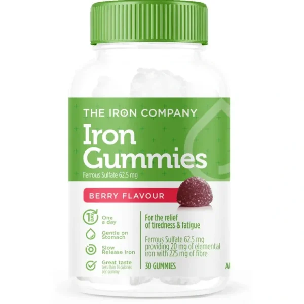 The Iron Company Berry Gummies 30's - Fresh Bloom Skin - Premium Skincare Solutions for Nourished, Hydrated, and Radiant Skin Every Day