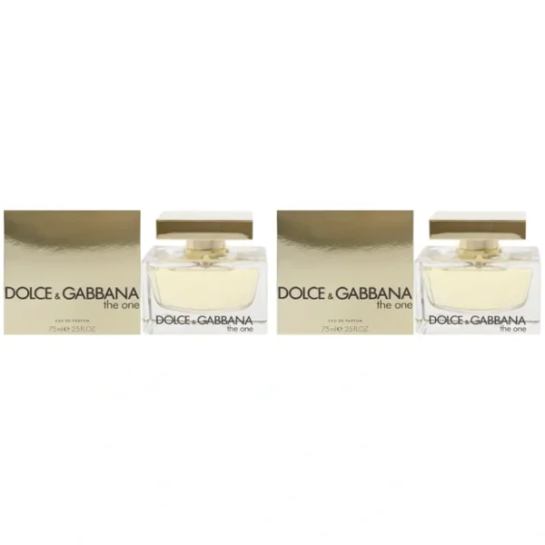 The One by Dolce and Gabbana for Women - 2.5 oz EDP Spray - Pack of 2 - Fresh Bloom Skin - Premium Skincare Solutions for Nourished, Hydrated, and Radiant Skin Every Day