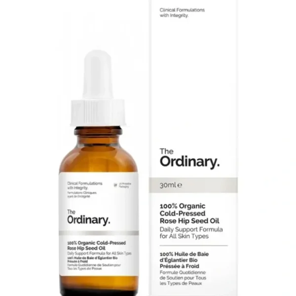 The Ordinary 100% Organic Cold-Pressed Rose Hip Seed Oil 30ml - Fresh Bloom Skin - Premium Skincare Solutions for Nourished, Hydrated, and Radiant Skin Every Day