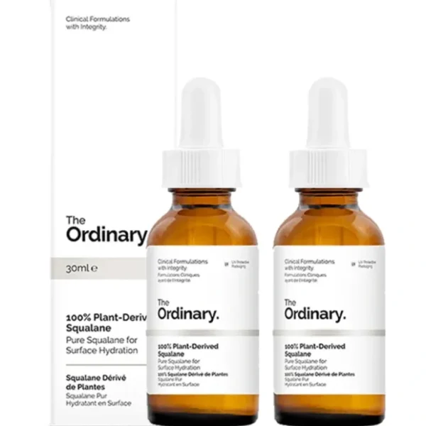 The Ordinary 100% Plant-Derived Squalane [Double Pack] 2 X 30ml - Fresh Bloom Skin - Premium Skincare Solutions for Nourished, Hydrated, and Radiant Skin Every Day