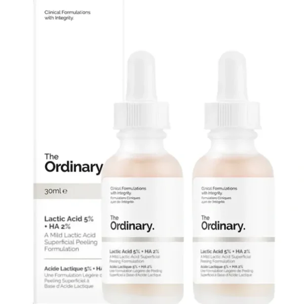 The Ordinary Lactic Acid 5% + HA 2% [Double Pack] 2 x 30ml - Fresh Bloom Skin - Premium Skincare Solutions for Nourished, Hydrated, and Radiant Skin Every Day