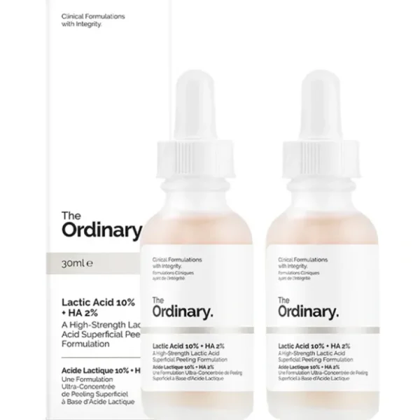 The Ordinary Lactic Acid 10% + HA 2% [Double Pack] 2 X 30ml - Fresh Bloom Skin - Premium Skincare Solutions for Nourished, Hydrated, and Radiant Skin Every Day