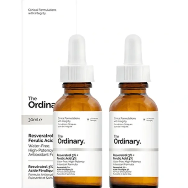 The Ordinary Resveratrol 3% + Ferulic Acid 3% [Double Pack] 2 x 30ml - Fresh Bloom Skin - Premium Skincare Solutions for Nourished, Hydrated, and Radiant Skin Every Day