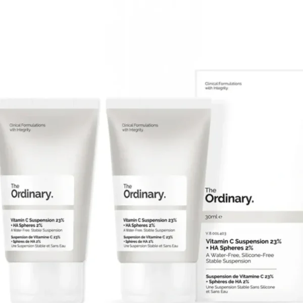 The Ordinary Vitamin C Suspension 23% + HA Spheres 2% [Double Pack] 2 x 30ml - Fresh Bloom Skin - Premium Skincare Solutions for Nourished, Hydrated, and Radiant Skin Every Day