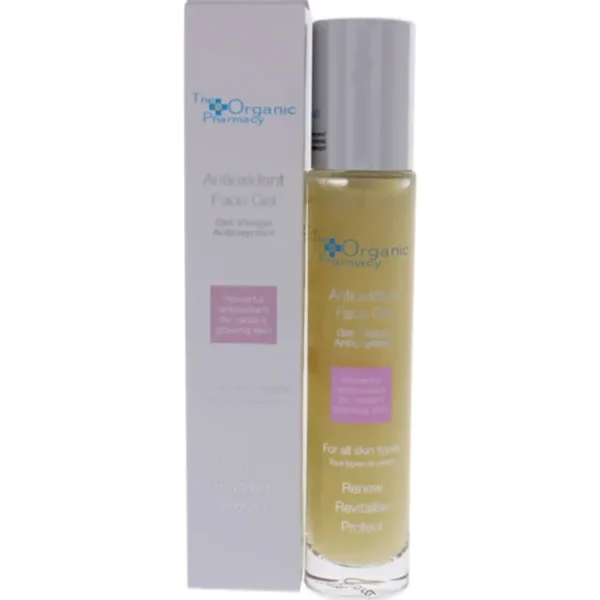 The Organic Pharmacy Antioxidant Face Gel by The Organic Pharmacy for Unisex - 1.1 oz Gel - Fresh Bloom Skin - Premium Skincare Solutions for Nourished, Hydrated, and Radiant Skin Every Day