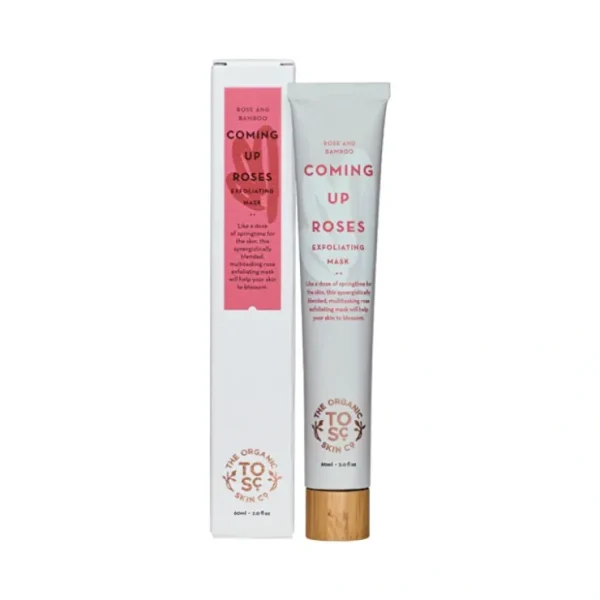 The Organic Skin Co Organic Coming Up Roses Exfoliating Mask Rose and Bamboo 60ml - Fresh Bloom Skin - Premium Skincare Solutions for Nourished, Hydrated, and Radiant Skin Every Day