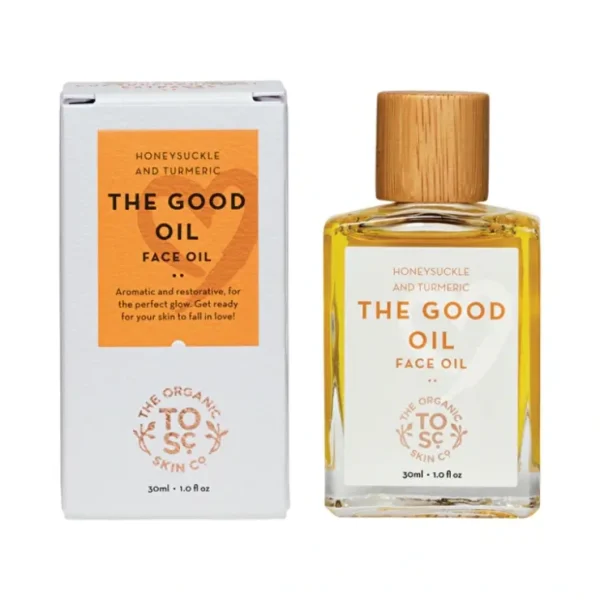 The Organic Skin Co Organic The Good Oil Face Oil Honeysuckle and Turmeric 30ml - Fresh Bloom Skin - Premium Skincare Solutions for Nourished, Hydrated, and Radiant Skin Every Day